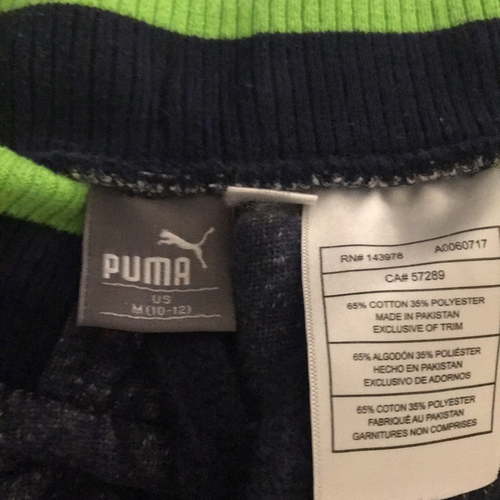 Puma Boys Joggers 10/12